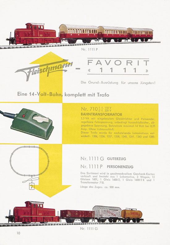 Fleischmann Katalog H0-Neuheiten 1960