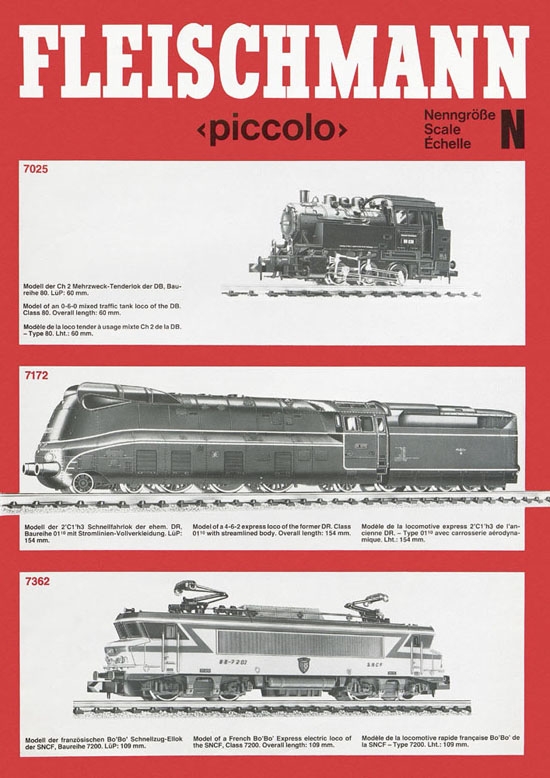 Fleischmann Katalog H0-Neuheiten 1981