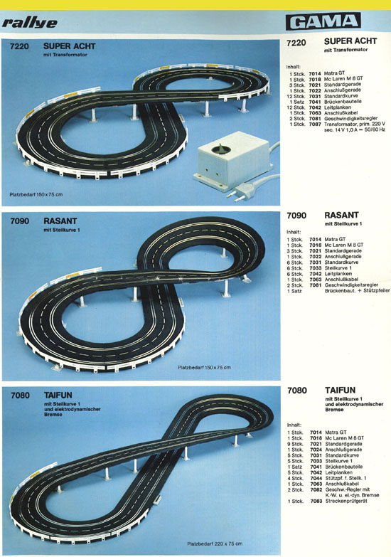 Gama Rallye Prospekt 1978