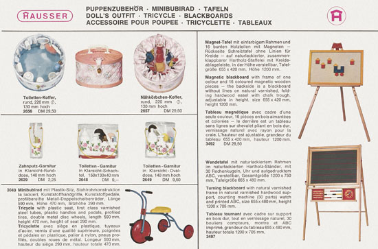 Hausser Neuheiten Katalog 1967