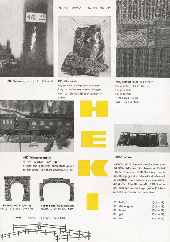 HEKI Katalog 1967