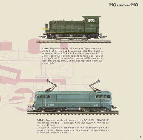 Hornby-AcH0 catalogue 1965-1966