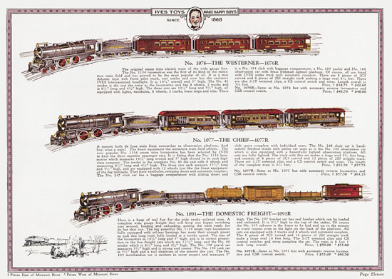 Ives Trains 1930