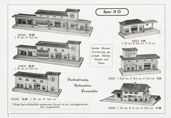 Kibri Katalog 1955