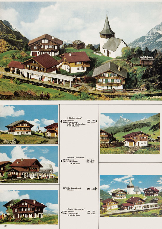 Kibri Katalog Modellbahn-Zubehör 1970-1971