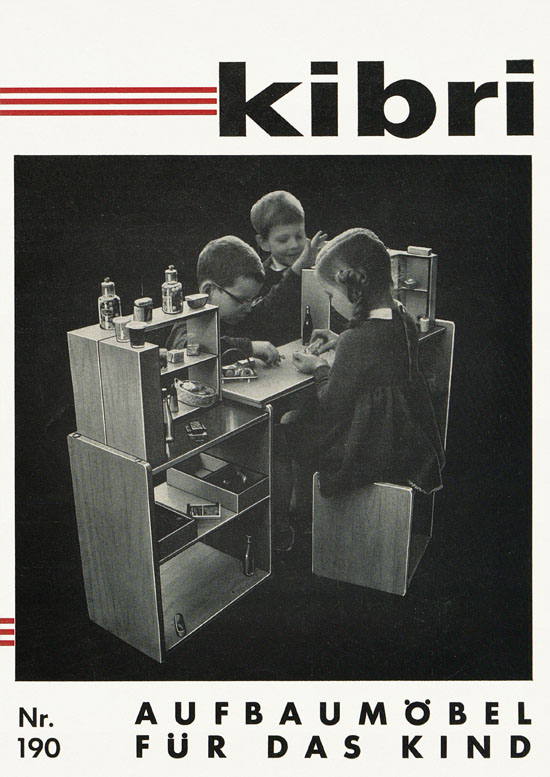 Kibri Nr. 190 Aufbaumöbel für das Kind 1968