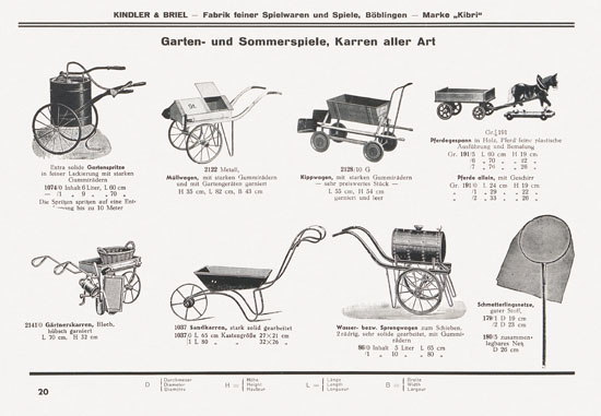 conrad-antiquario Katalogarchiv Kibri Spielwaren Katalog 1937
