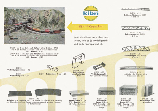 Kibri Modellbahn-Zubehör Spur H0 1960