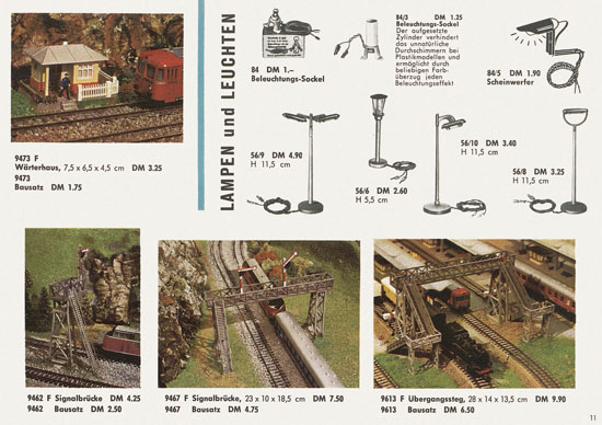 Kibri Modellbahn-Zubehör Spur H0 1962