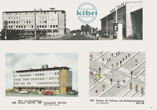 Kibri Katalog Modellbahn-Zubehör Spur H0 + N 1965