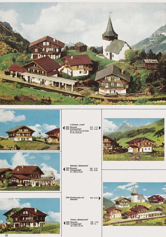 Kibri Katalog Modellbahn-Zubehör 1971-1972