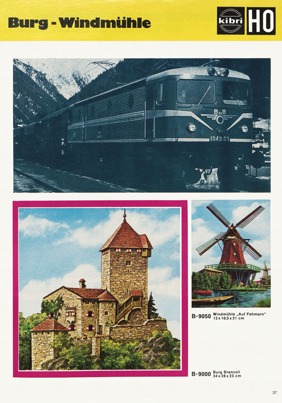 Kibri Modellbahn-Zubehör H0 + N Katalog 1974-1975