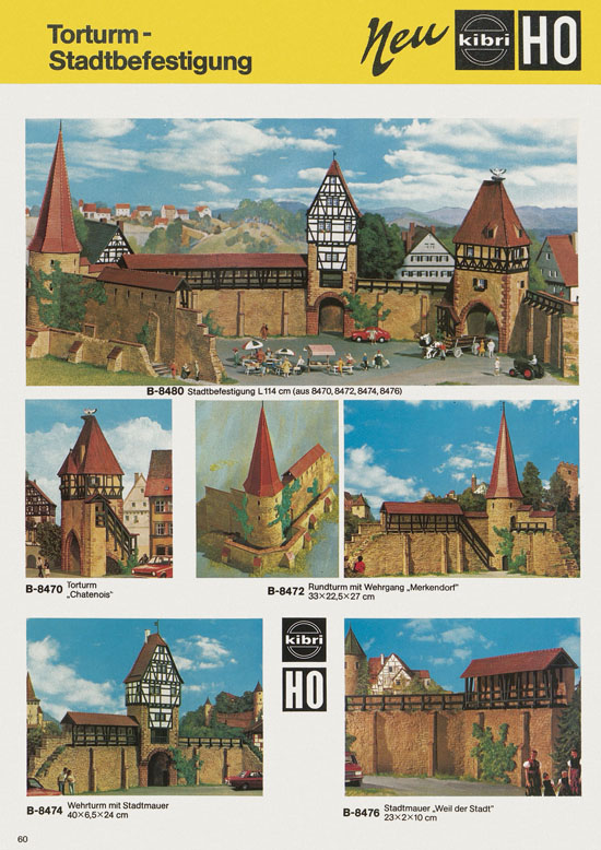 Kibri Katalog Modellbahn-Zubehör 1978-1979