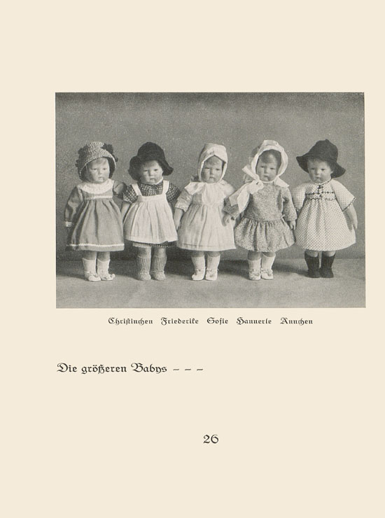 Käthe Kruse Puppen Katalog 1915
