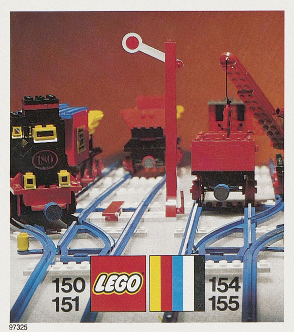 Lego Gleispläne 1976