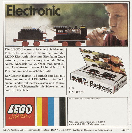 Lego System Sortiment 1968