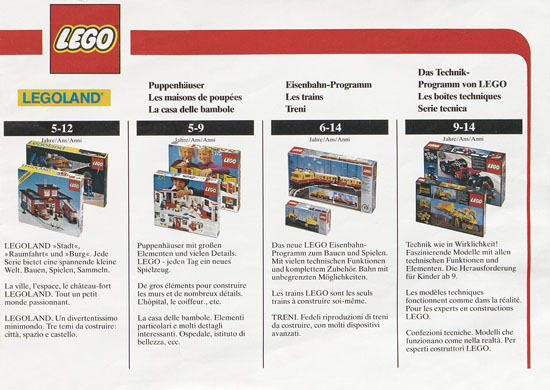 Lego Technic Katalog 1981