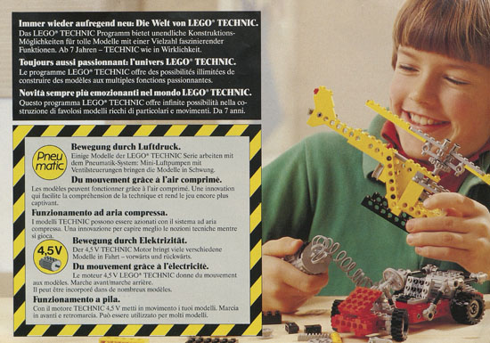 Lego Technic Prospekt 1988