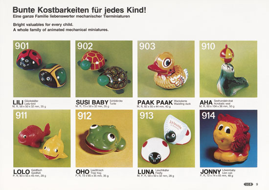 Patent Lehmann Spielzeug Katalog 1981