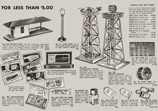 Lionel Consumer Pocket-Catalog 1953