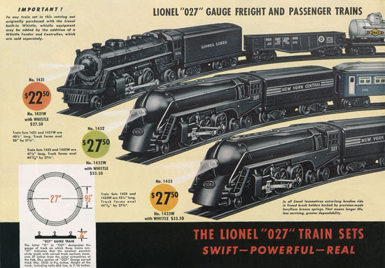 Lionel catalog 1947