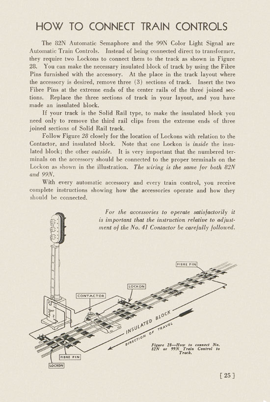 Lionel Instructions for Assembling and Operating 1936