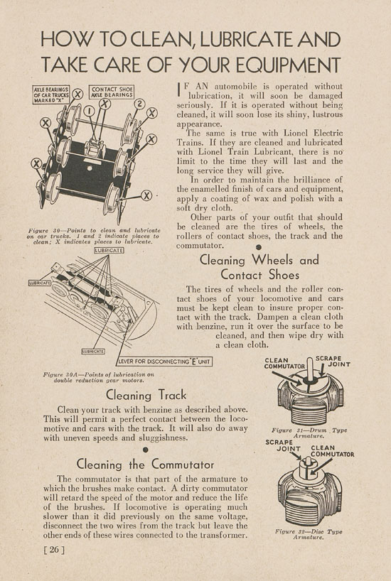 Lionel Instructions for Assembling and Operating 1938
