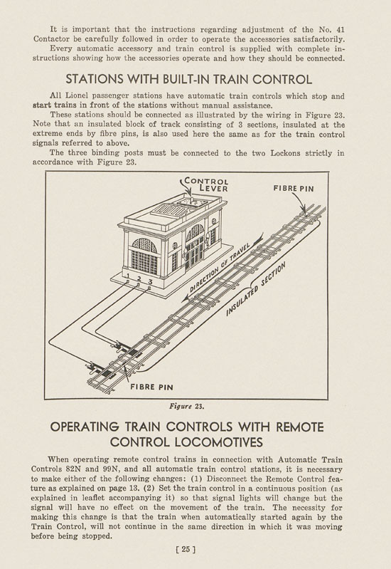 Lionel Instructions for Assembling and Operating 1939