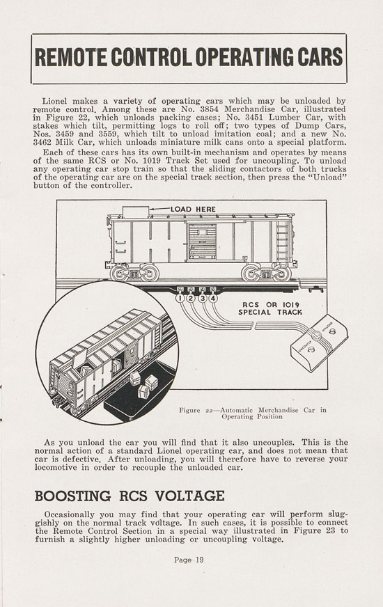Lionel Instructions for Assembling and Operating 1947