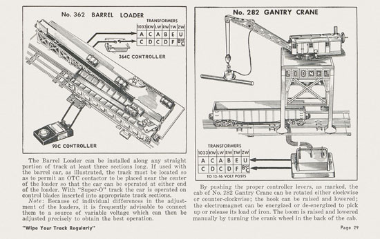 Lionel Instructions for Assembling and Operating 1957