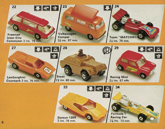 Matchbox catalogue 1974