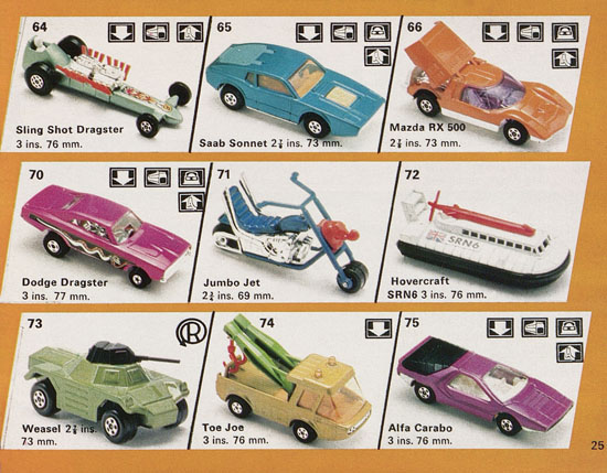 Matchbox catalogue 1974