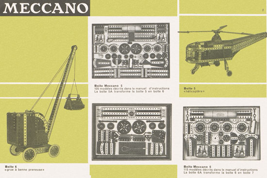 Meccano Katalog 1959 français