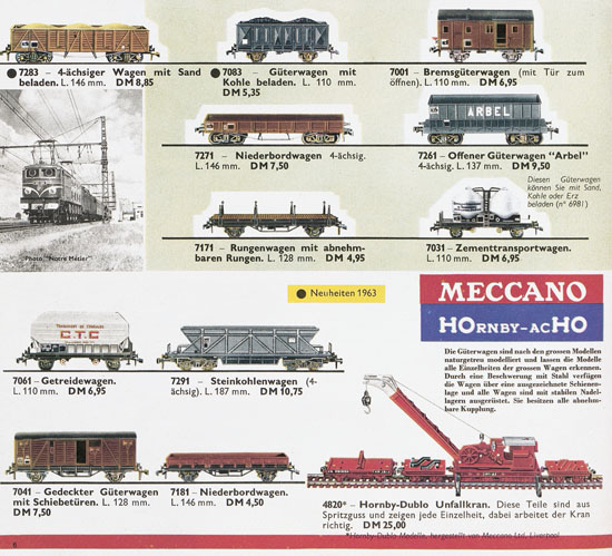 Meccano-Hornby Katalog 1963
