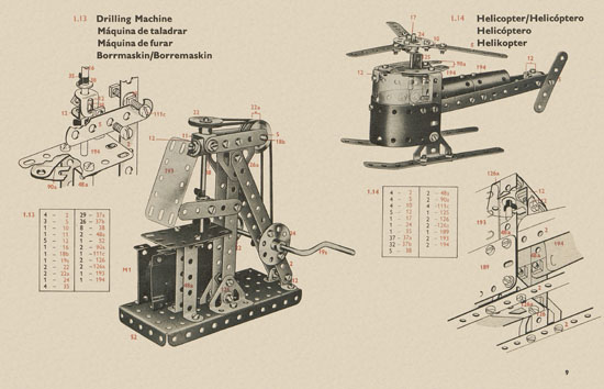 Meccano Book of models 1-67 1967