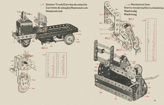 Meccano Book of models 1-67 1967