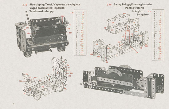 Meccano Book of models 2-3 1964