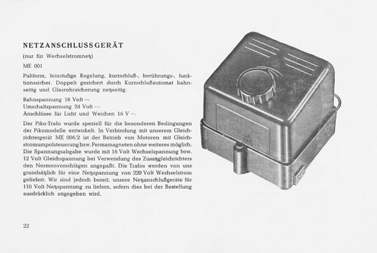 Piko Katalog 1955
