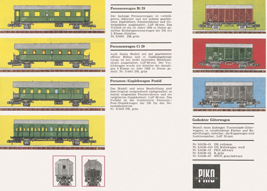 Piko Katalog 1970