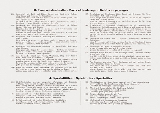 Preiser Katalog 1954