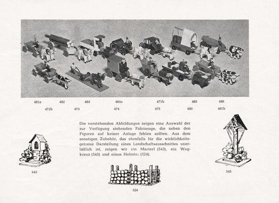 Preiser Katalog 1955, Preiser Figuren, Preiser H0