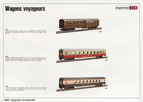 Rivarossi catalogue nouveautes 1975