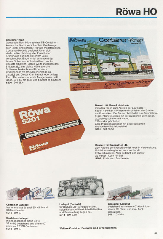 Röwa Katalog 1972-1973