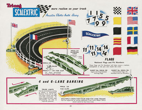 Scalextric Miniature Electric Motor Racing 1962
