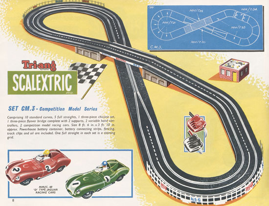 Scalextric Miniature Electric Motor Racing 1961