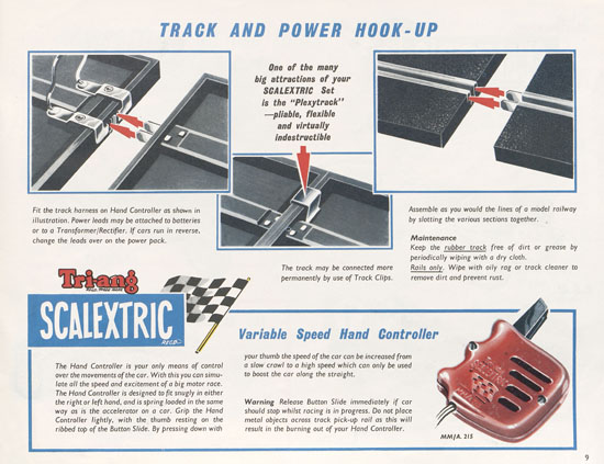 Scalextric Miniature Electric Motor Racing 1961