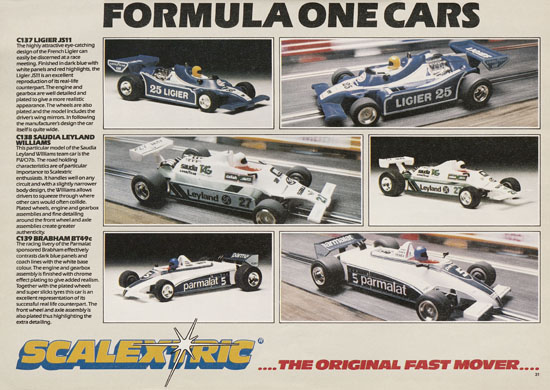 Scalextric Electric Motor Racing catalogue 1984