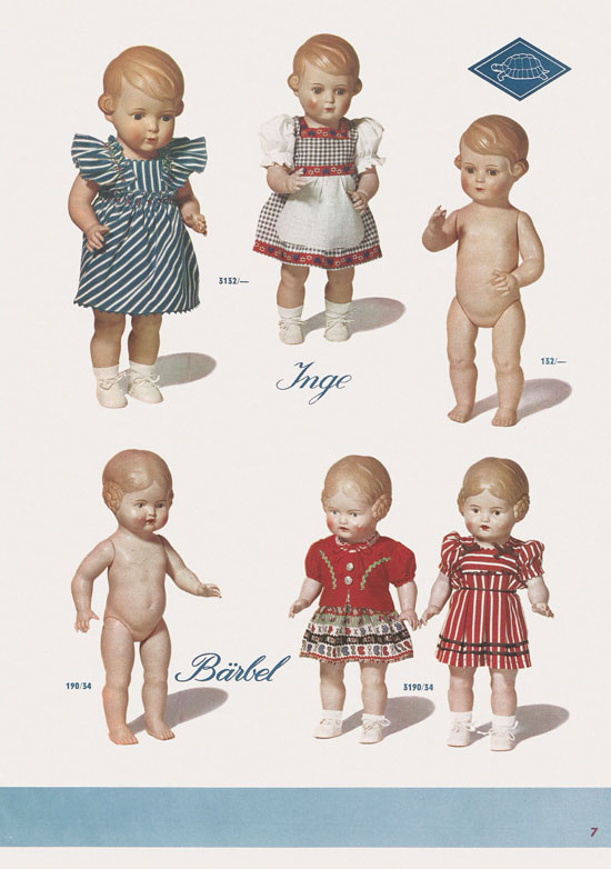 Schildkröt-Puppen Katalog 1952