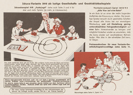 Schuco Varianto 3010 Katalog 1954