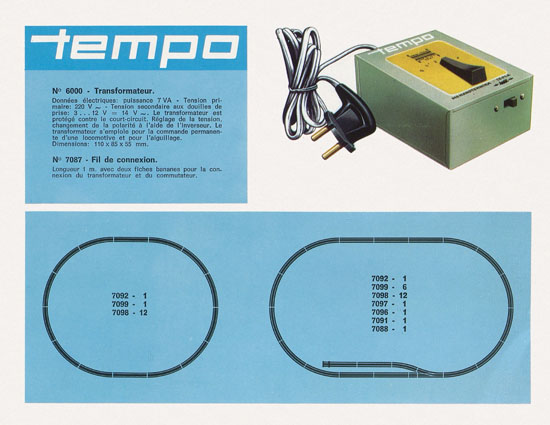 Tempo catalogue 1966